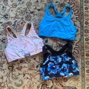 3 pack Victoria’s Secret PINK ultimate sports bras size medium